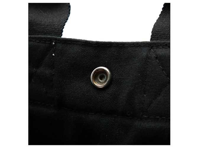 Hermès Black Canvas Fourre Tout PM Nero - vista 6