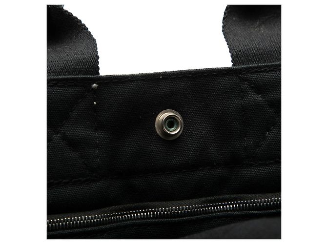 Hermès Black Canvas Fourre Tout PM Nero - vista 7