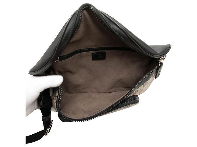 Borsa cintura Gucci Beige Large GG Supreme Eden - vista 4