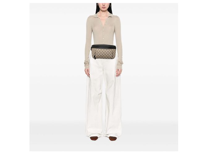 Borsa cintura Gucci Beige Large GG Supreme Eden - vista 6