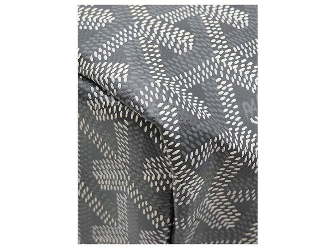 Goyard Gray Goyardine Saint Louis PM Marrone Grigio - vista 6