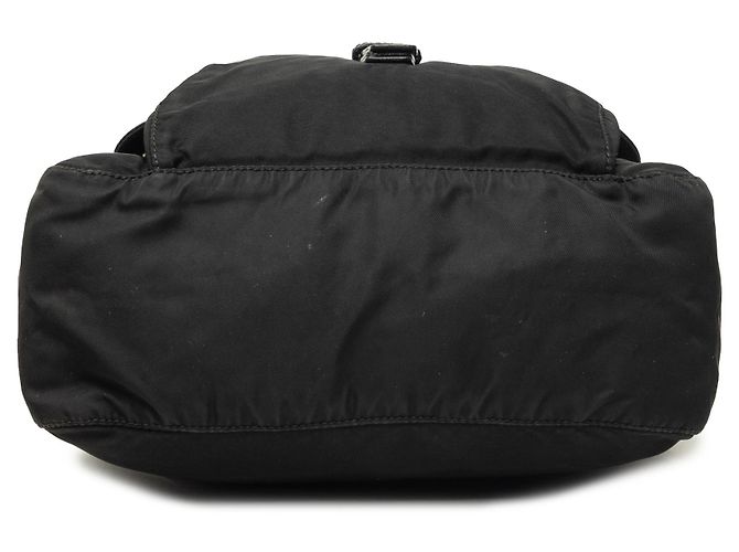Sac messager Prada en Tessuto noir avec boucle et fermeture éclair - vue 3
