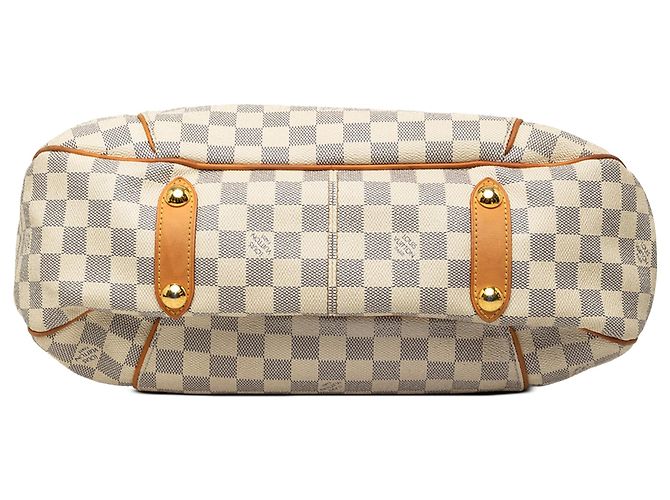 Louis Vuitton White Damier Azur Galliera PM Bianco - vista 3