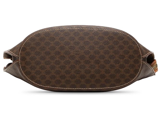 Céline Celine Brown Macadam Coated Canvas Tote Braun - Ansicht 3