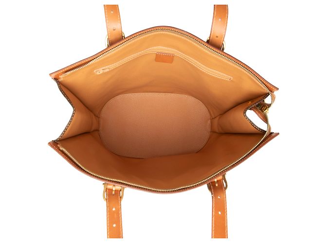 Céline Celine Brown Macadam Coated Canvas Tote Braun - Ansicht 4