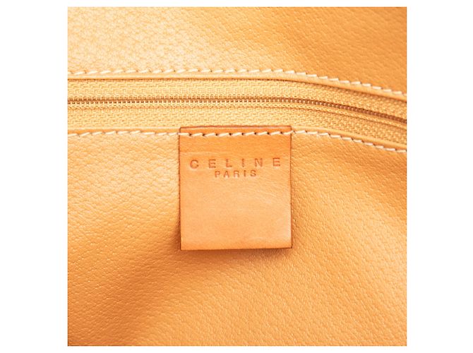 Céline Celine Brown Macadam Coated Canvas Tote Braun - Ansicht 5