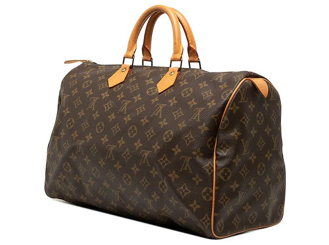Louis Vuitton Brown Monogram Speedy 40 Marrone - vista 2
