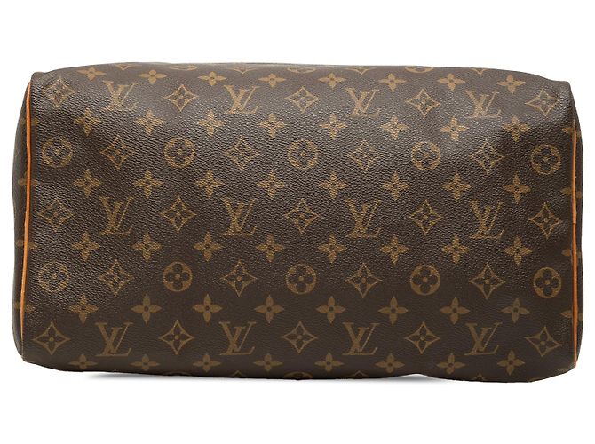 Louis Vuitton Brown Monogram Speedy 35 Marrone - vista 3