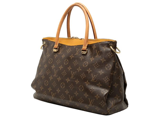 Louis Vuitton Brown Monogram Pallas MM Marrone - vista 2