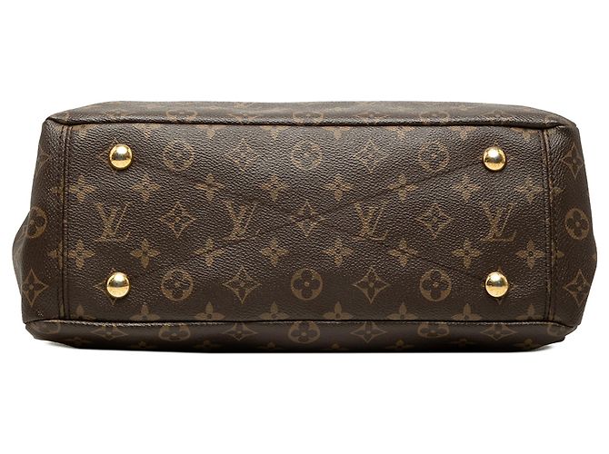 Louis Vuitton Brown Monogram Pallas MM Marrone - vista 3