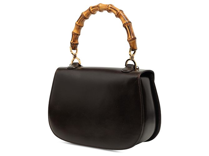 Gucci Black Calfskin Bamboo Night Nero - vista 2