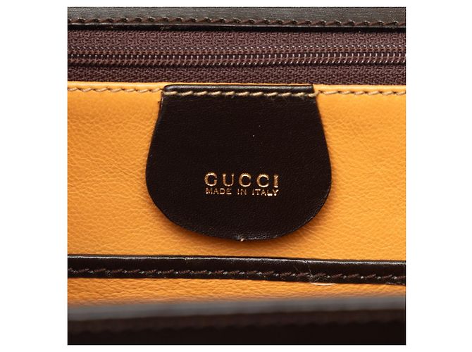 Gucci Black Calfskin Bamboo Night Nero - vista 5