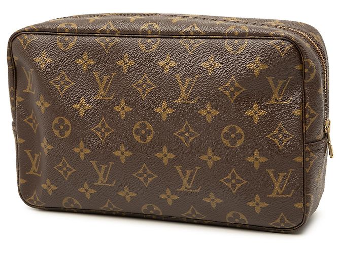 Louis Vuitton Brown Monogram Trousse Toilette 28 Marrone - vista 2