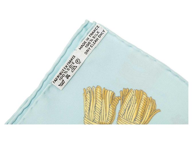Foulard di seta Hermès White Vue Du Carrosse De Galere La Reale 90 Bianco Bianco sporco - vista 6