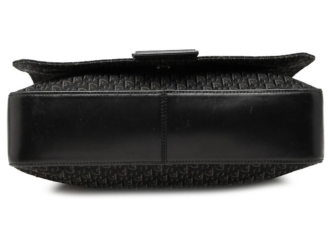 Dior Black Diorissimo Trotter Canvas Street Chic Crossbody Nero - vista 3