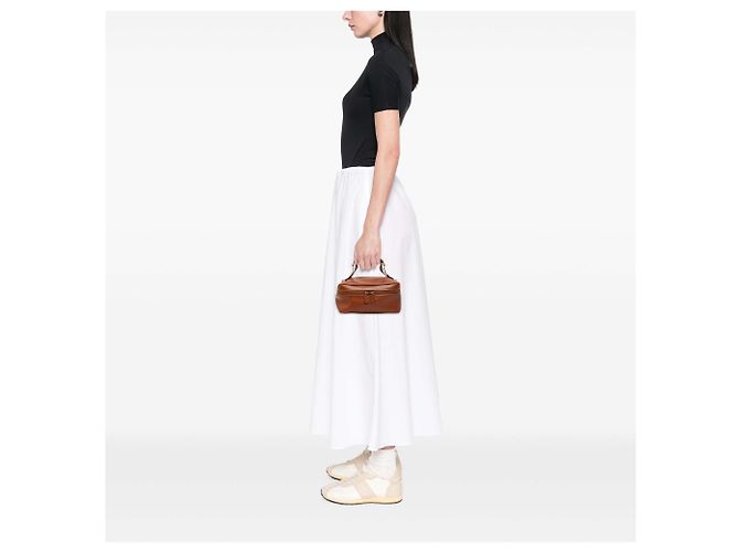 Borsa Vanity Gucci in pelle di vitello marrone con Horsebit - vista 6