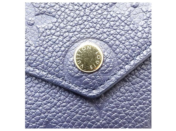 Cartera Louis Vuitton Blue Monogram Empreinte Victorine Azul Azul marino - vista 8