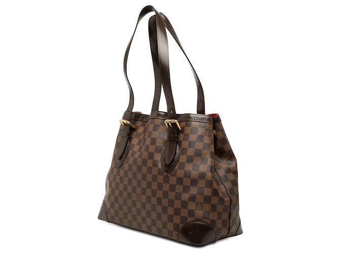 Louis Vuitton Brown Damier Ebene Hampstead MM Marrone - vista 2