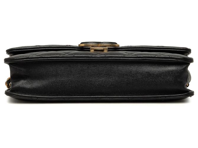 Chanel Black CC Quilted Lambskin Chic Wallet on Chain Nero - vista 3