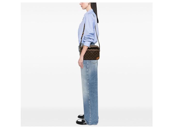Louis Vuitton Brown Monogram Nil Crossbody Marrone - vista 6