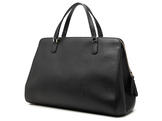 Borsa Lady Satchel Gucci in pelle di vitello Dollar nera Nero - vista 2