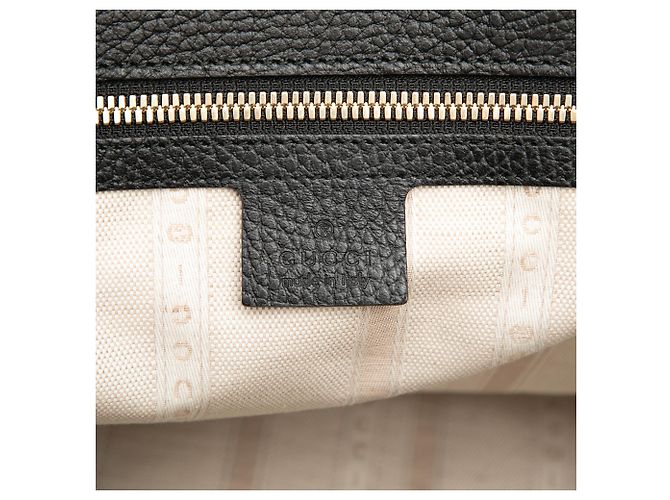 Borsa Lady Satchel Gucci in pelle di vitello Dollar nera Nero - vista 5