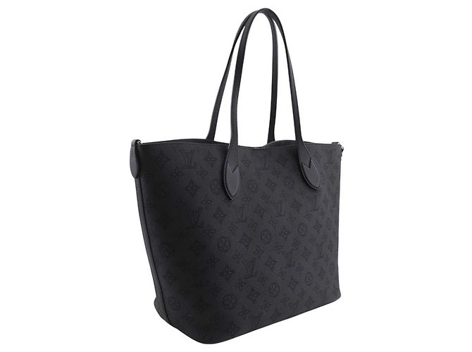 Louis Vuitton Black Monogram Mahina Blossom MM Nero - vista 2
