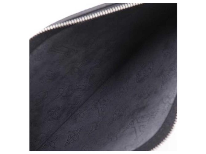 Louis Vuitton Black Monogram Mahina Blossom MM Nero - vista 6