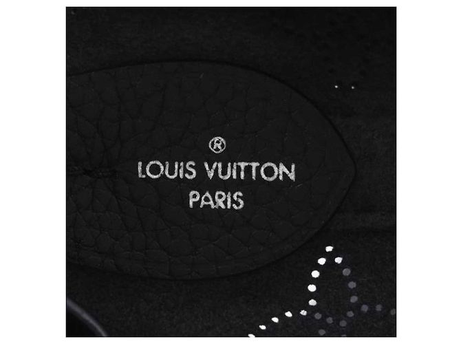 Louis Vuitton Black Monogram Mahina Blossom MM Nero - vista 7