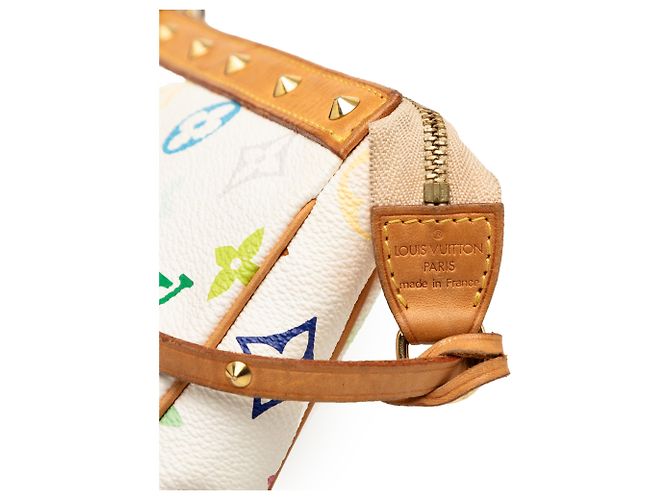 Louis Vuitton White Monogram Multicolore Pochette Accessoires Blanc - vue 5