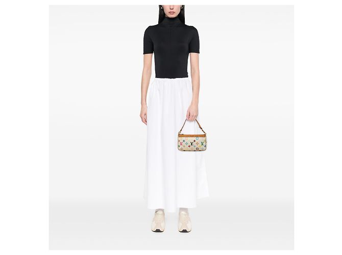 Louis Vuitton White Monogram Multicolore Pochette Accessoires Blanc - vue 6