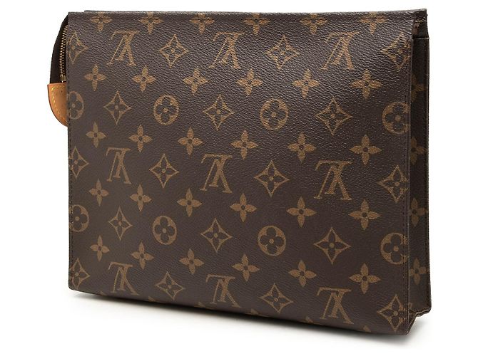 Necessaire Louis Vuitton Brown Monogram 26 Marrone - vista 2