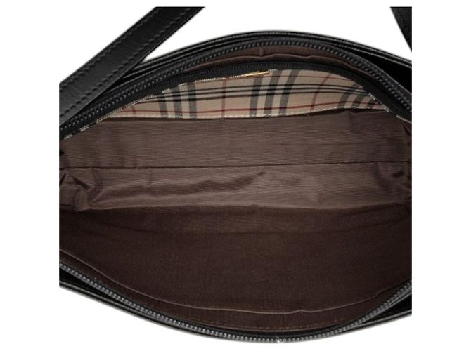 Borsa a tracolla Burberry in pelle nera Nero - vista 4