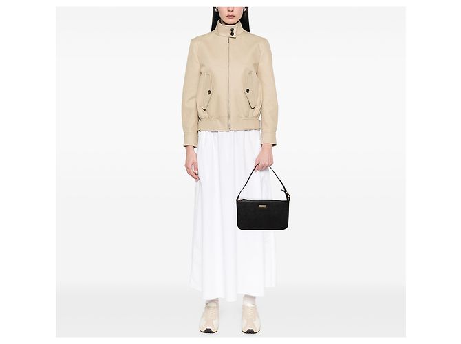 Borsa a tracolla Burberry in pelle nera Nero - vista 6