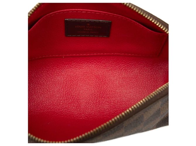 Beauty case Louis Vuitton Brown Damier Ebene PM Marrone - vista 4