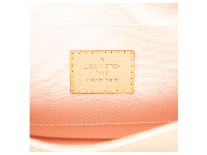 Louis Vuitton White Monogram Vernis Biscayne Bay PM Bianco - vista 5