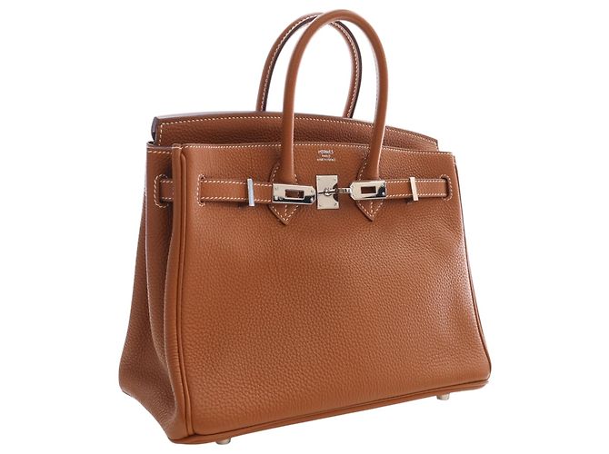Hermès Brown Togo Birkin Retourne 25 Marrone - view 11