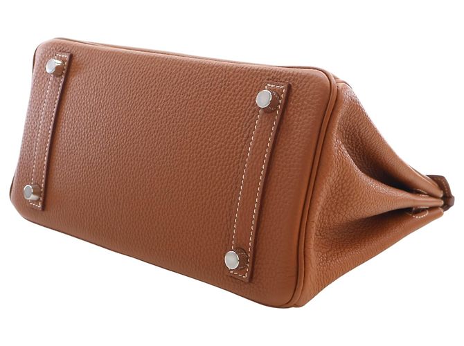 Hermès Brown Togo Birkin Retourne 25 Marrone - view 14