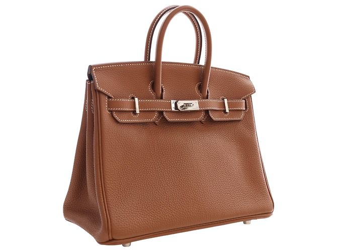 Hermès Brown Togo Birkin Retourne 25 Marrone - view 2