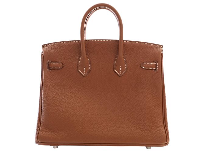 Hermès Brown Togo Birkin Retourne 25 Marrone - view 4