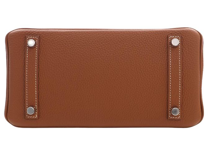 Hermès Brown Togo Birkin Retourne 25 Marrone - view 5