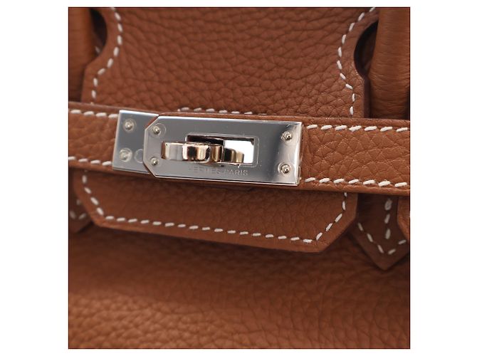 Hermès Brown Togo Birkin Retourne 25 Marrone - view 6
