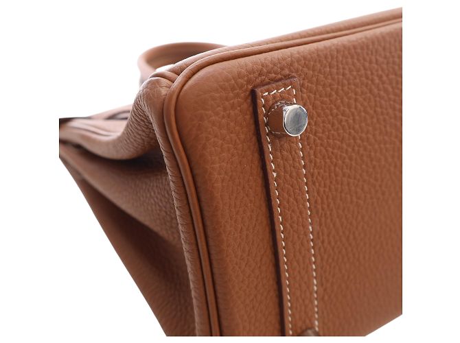 Hermès Brown Togo Birkin Retourne 25 Marrone - view 8