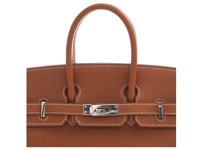 Hermès Brown Togo Birkin Retourne 25 Marrone - view 9