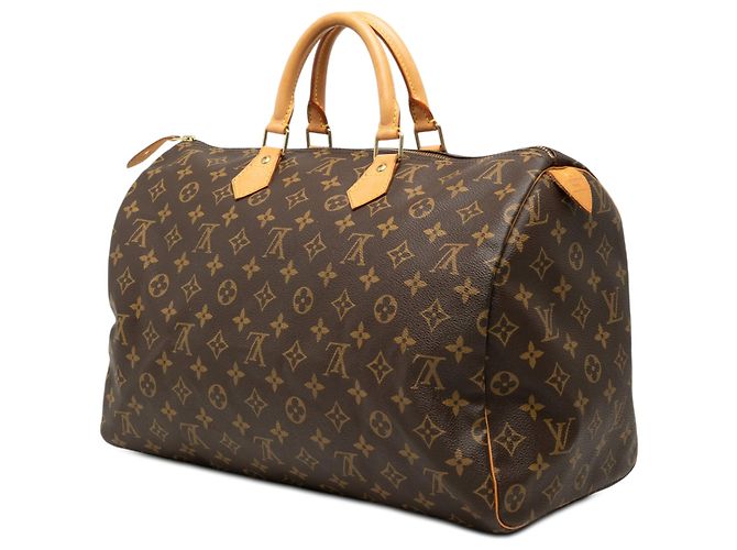 Louis Vuitton Brown Monogram Speedy 40 Marron - vue 2