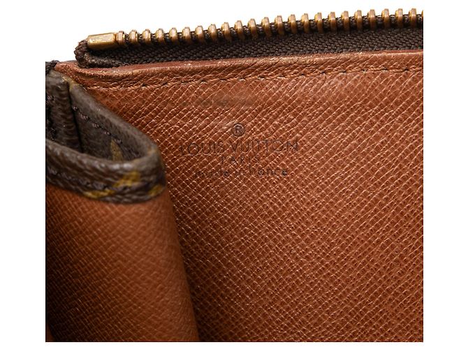 Louis Vuitton Brown Monogram Poche Documents Portfolio Marrone - vista 5