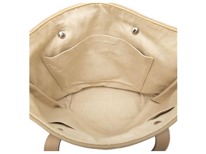Hermès Beige Polyester and Leather Chennai MM - vista 4