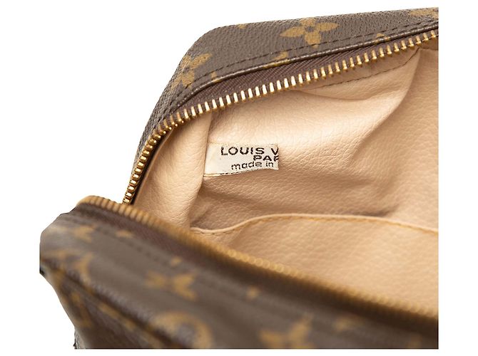 Louis Vuitton Brown Monogram Trousse Toilette 28 Marrone - vista 5