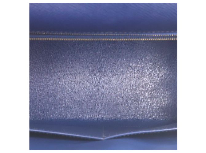 Hermès Blue Epsom Kelly II Sellier 28 Blu scuro - vista 10