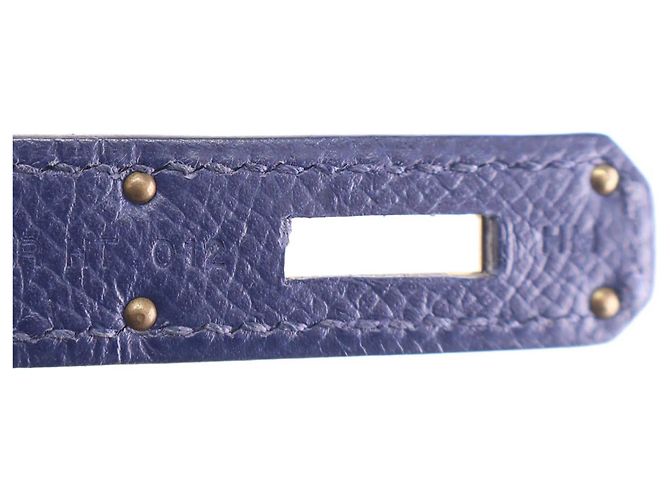Hermès Blue Epsom Kelly II Sellier 28 Blu scuro - vista 13